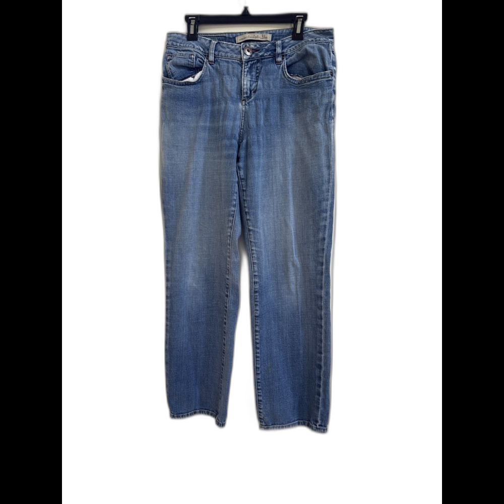 Christopher Blue Jeans Pants Womens 10 Blue‎ Denim Stretch Leg Med Wash